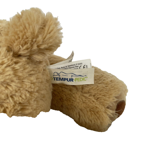 Tempur-pedic Mary Meyer Brown Teddy Bear Memory Foam Stuffed Plush Toy 16in - Picture 6 of 7