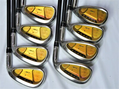 Taylor Rac Irons Gold Back Face Ladies Taylor Made rac OS L-FLEX 8PC IRONS SET Golf NWO ...