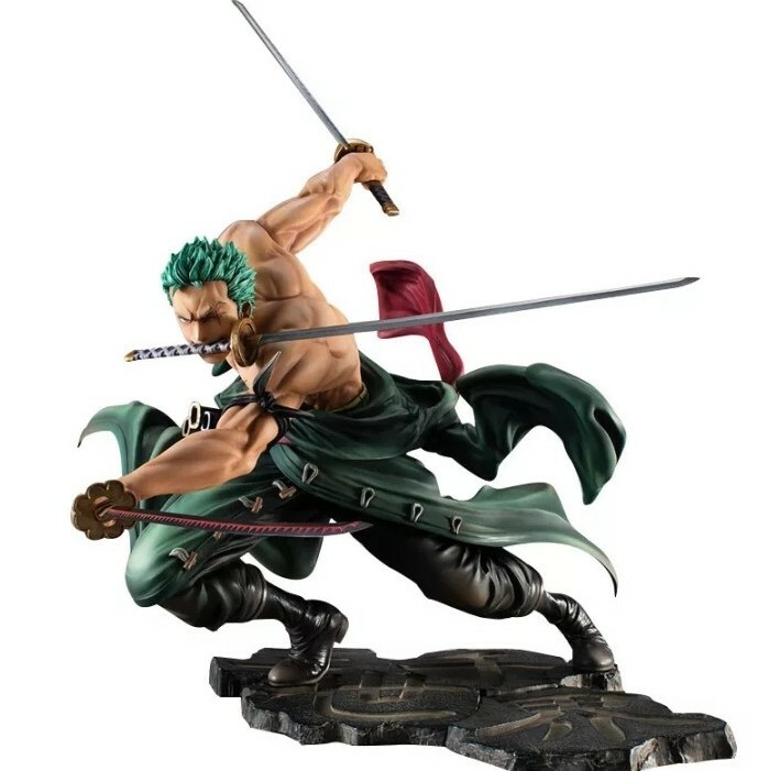 Figurita One Piece Anime Roronoa Zoro En PVC De 18Cm - Juguete De Colección