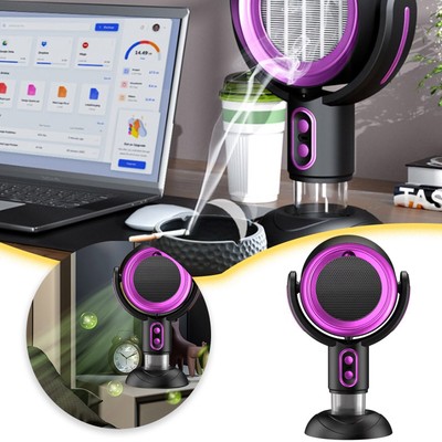 USB Portable Desktop Range Hood With Speed Exhaust Fan & Filter & Oil Cup