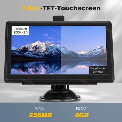 7 Zoll LKW PKW GPS Navigationsgerät Navi Lebenslange Kartenaktualisierung 8GB Gs - Bild 8 von 17