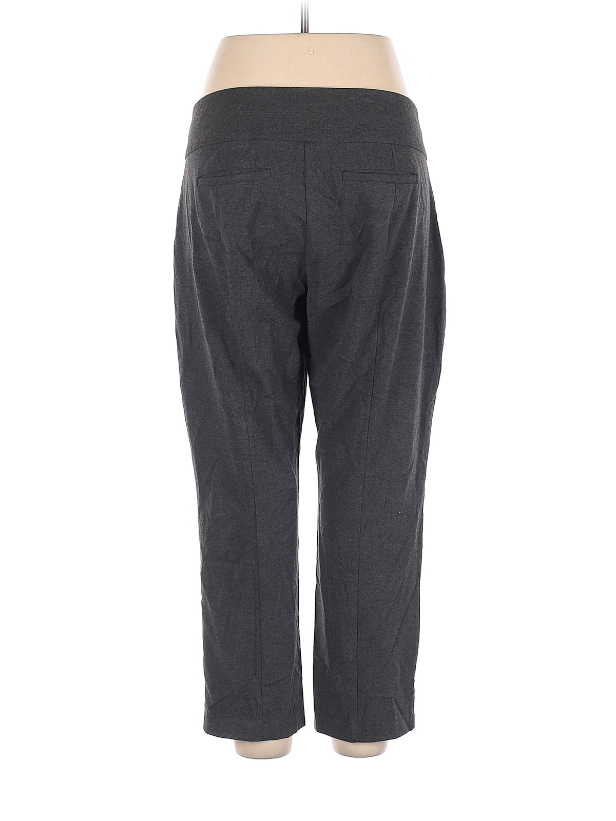 Elle Women Gray Casual Pants 14 eBay