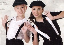 NEW adjustable elastic suspendars, 3 colors Red or White Theatrical item