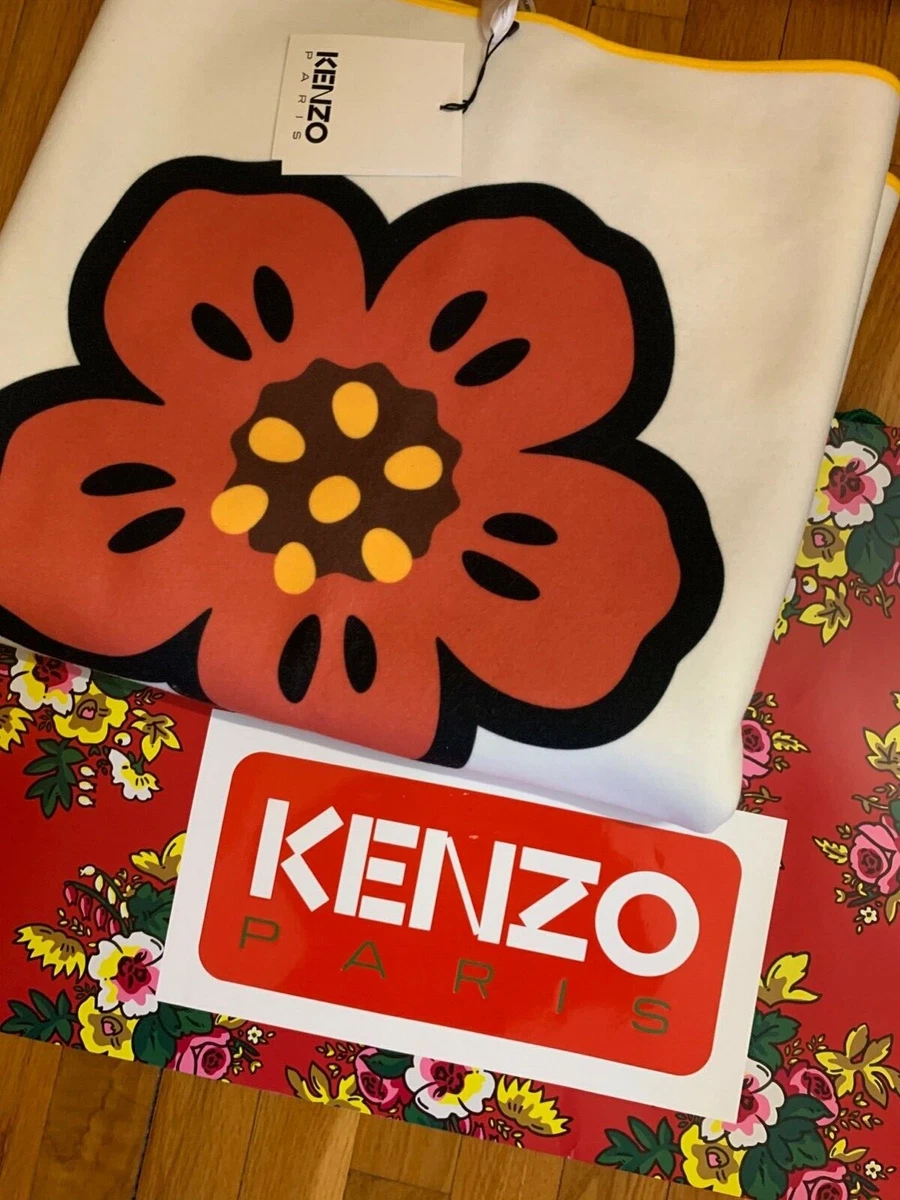 Nigo Kenzo Boke Flower Blanket (White/Brown) IN HAND READY TO SHIP