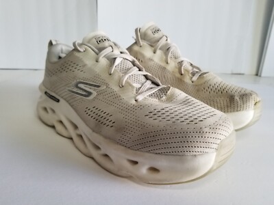 Skechers Go Run Glide Step White Athletic Shoe Running Men Size