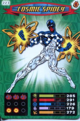 Spiderman Helden und Schurken Karte #223 Cosmic Spidey