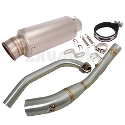 Exhaust System Header Pipe Muffler Curved Tip For Grom 125 MSX125 / SF 2021-2026