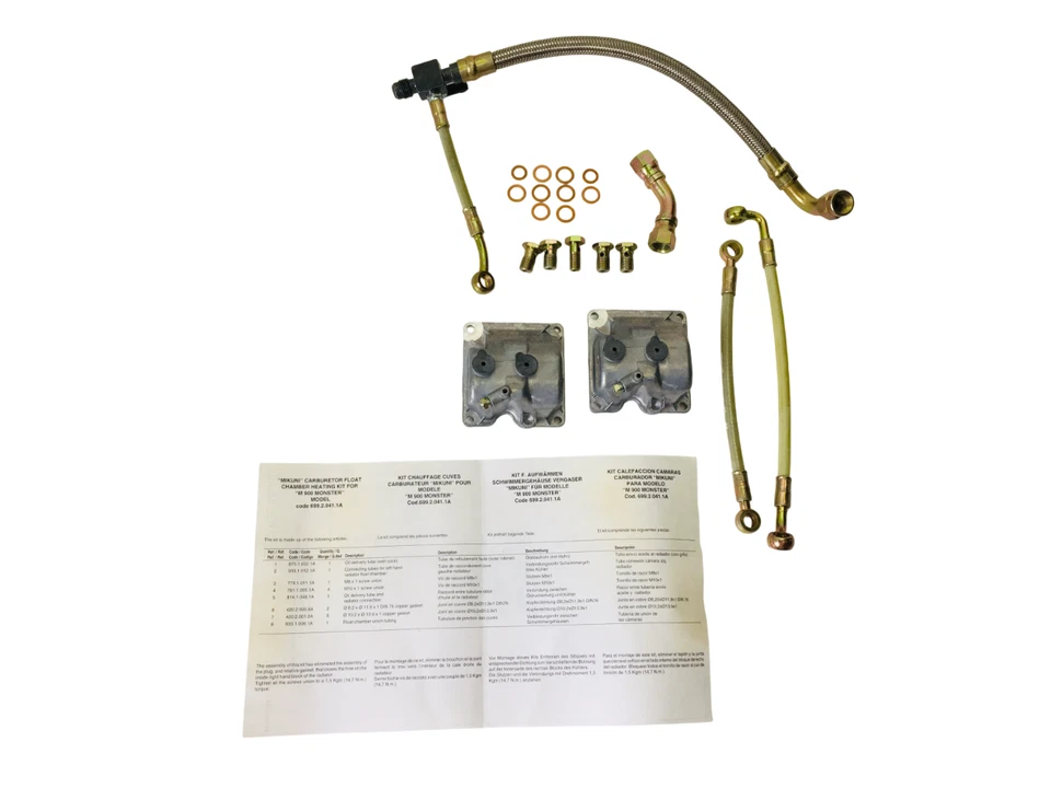 KIT RISCALDAMENTO VASCHETTE CARBURATORE MIKUNI DUCATI MONSTER 900 CD 69920411A - Immagine 3 di 4