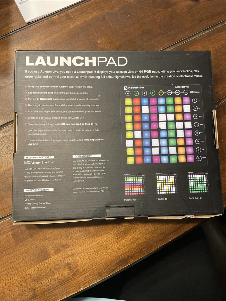 Novation Launchpad MK2 64 Pad Grid Synthesizer - Multicolor ( Never Been Used) - Image 3 of 4