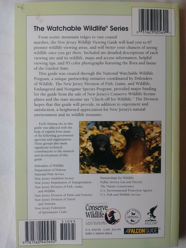 Wildlife Viewing Guides: New Jersey Wildlife Viewing Guide BY Pettigrew (1998)PB - Picture 4 of 4