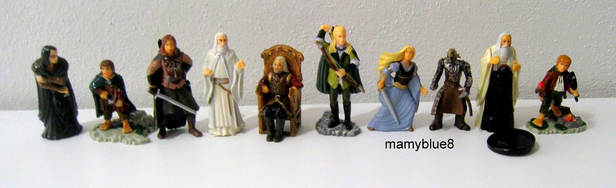 Set Collezione Kinder Sorpresa Signore Degli Anelli Parte 1 - 10 Personaggi Completi Con Foglietto Illustrativo, Nuovo E Da Collezione - 3