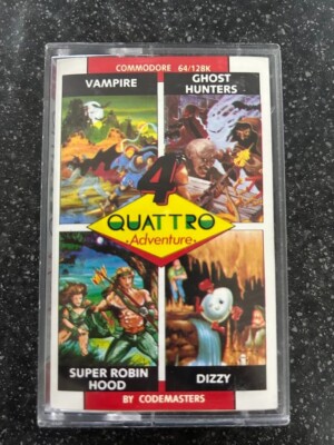 Commodore 64 / 128 C64 Spiel - Quattro Adventure von Codemasters