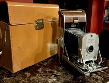 Vintage Polaroid Land Camera Model95 With Case And Accessories