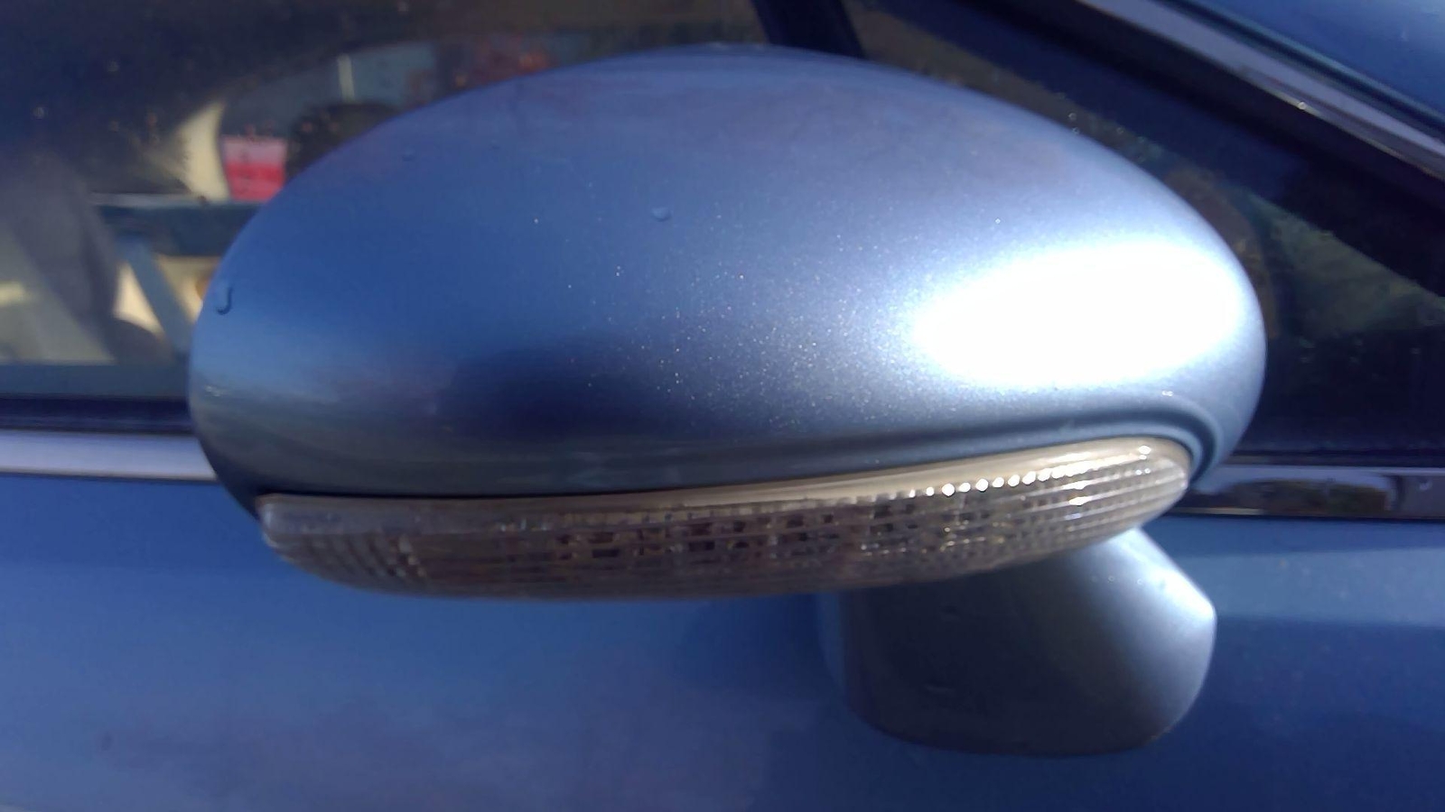 2008 BENTLEY Right Passenger Side Light Blue Door Mirror - PAINT CODE=5E OEM
