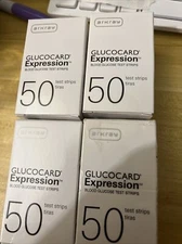 200 Arkray Glucocard Expression Diabetic Blood Test Strips Exp2026