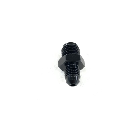 -4AN Male to 6AN Male Straight Flare Swivel Aluminum Fitting Adapter Black - Picture 5 of 10