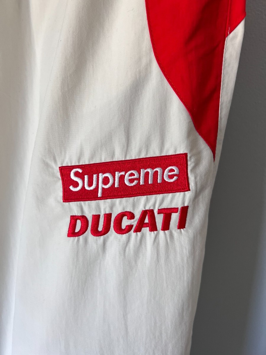 Ducati x Supreme Track Pants - Size Medium - White - NEW | eBay Ducati x Supreme Track Pants - Size Medium - White - NEW | eBay