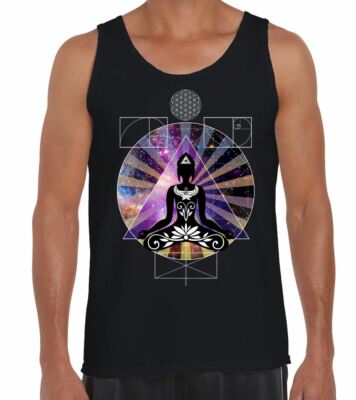 Buddha Psychedelic Trip Men's Vest Tank Top