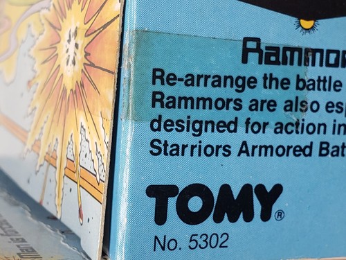 TOMY STARRIORS VINTAGE RAMMORS BACKFIRE MINT UNUSED IN ORIGINAL BOX 1984 - Picture 7 of 11
