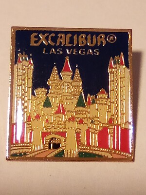 EXCALIBUR CASINO LAS VEGAS, NEVADA CASTLE LOGO PIN GREAT FOR ANY COLLECTION NEW!