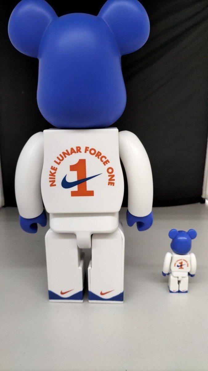 MEDICOM TOY BE@RBRICK Nike Air Lunar 1 Blue Version 100 MEDICOM TOY BE@RBRICK Nike Air Lunar 1 Blue Version 100