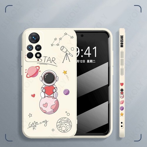 For Xiaomi Redmi Note 11 Pro Mi 11 Lite ShockProof Couple Astronaut Case Cover - Picture 6 of 16