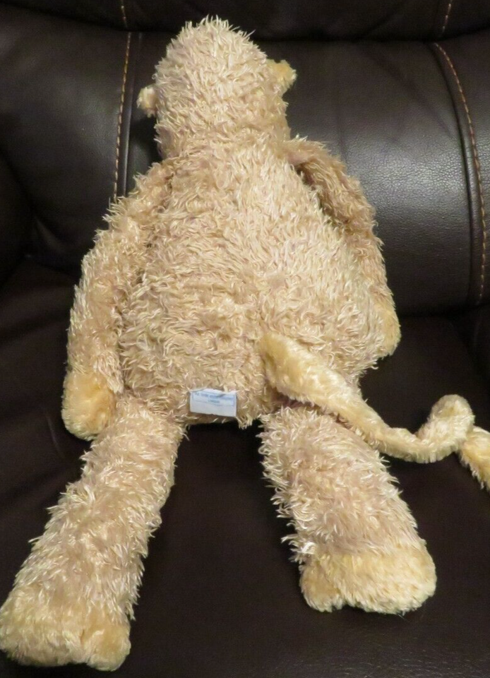 The Little White Company London tan shaggy plush stuffed Monkey (RARE