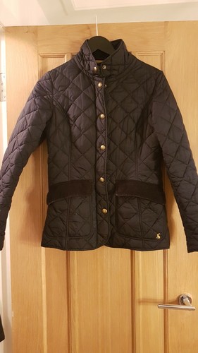 Joules Navy Blue Quilted Jacket Size XS 
