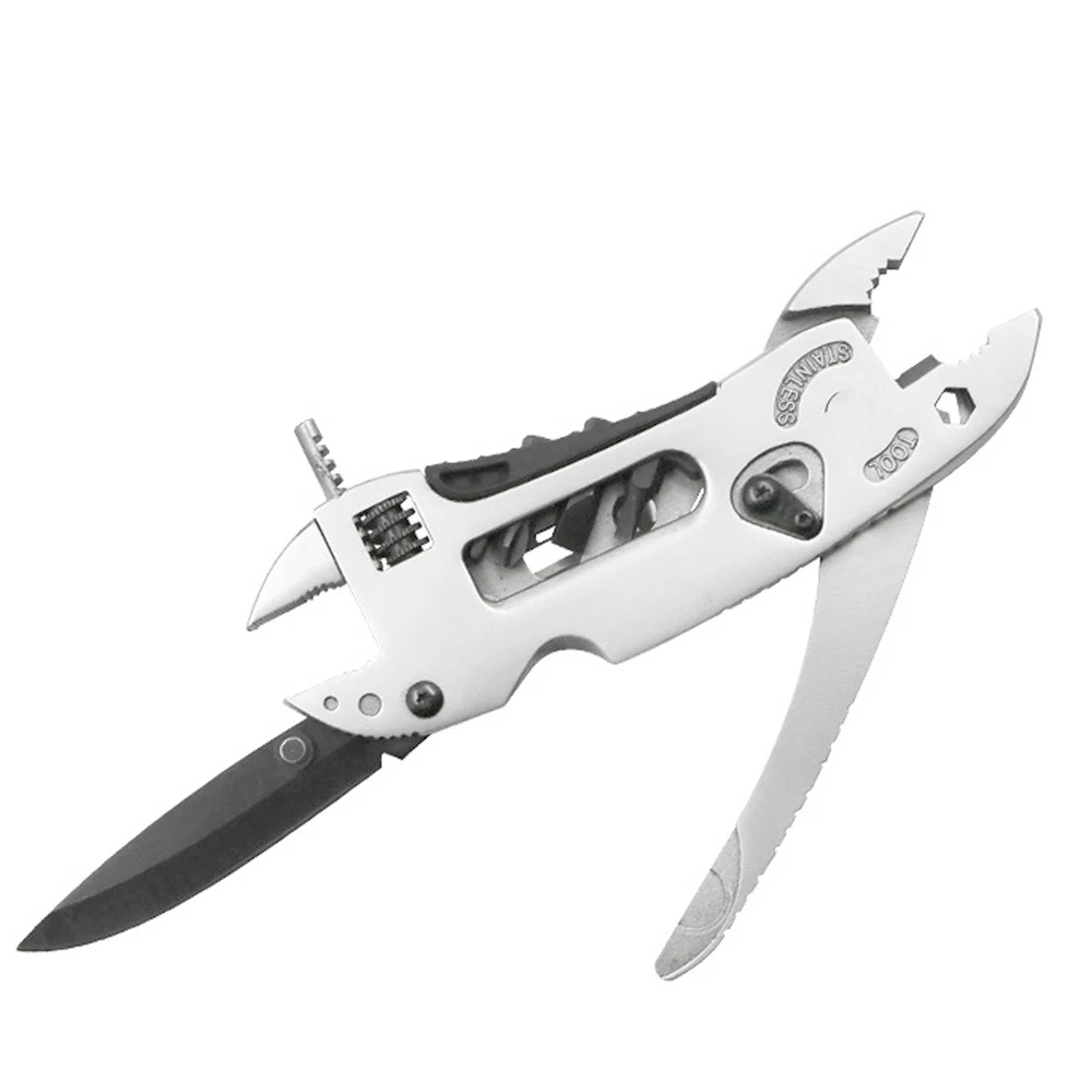 Multi Tool Adjustable Wrench Screwdriver Emergency Gear For Survival NF9