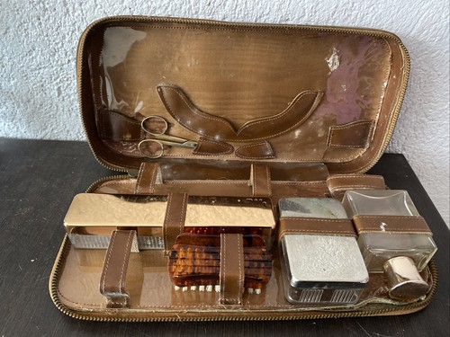 Trousse De Voyage Ancienne Lands End - Noire - Occasion