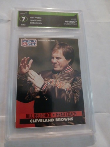 1991 Pro Set - #126 Bill Belichick (RC)