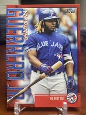 2020 Topps Vladimir Guerrero Jr Highlights “No Easy Out” Red Parallel /10