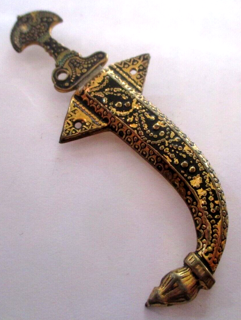 Lot De 5 Broches Anciennes Or De Tolède - Bijoux Vintage N°3