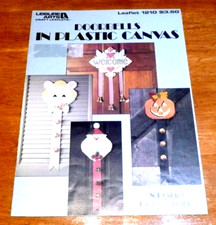 DOORBELLS IN Plastic Canvas Leisure Arts Leaflet 1210 Pumpkin Santa Bunny  more