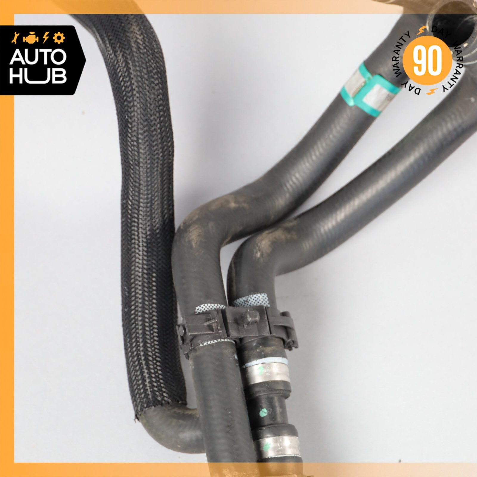 14-17 Maserati Quattroporte Ghibli Engine Radiator Cooling Hose Pipe Set OEM 69k