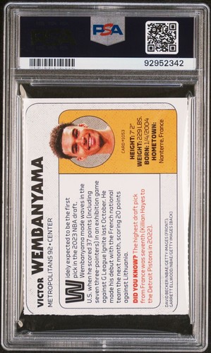 Victor Wembanyama 2023 Sports Illustrated For Kids RC SI Kids Rookie PSA 5 π₯ - Picture 2 of 3