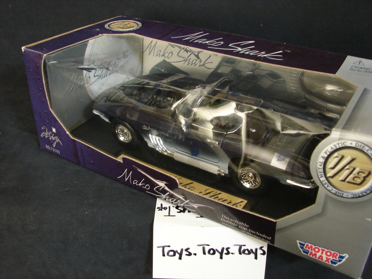 MotorMax 1961 Mako Shark 1/18 Diecast Car Chevrolet Corvette