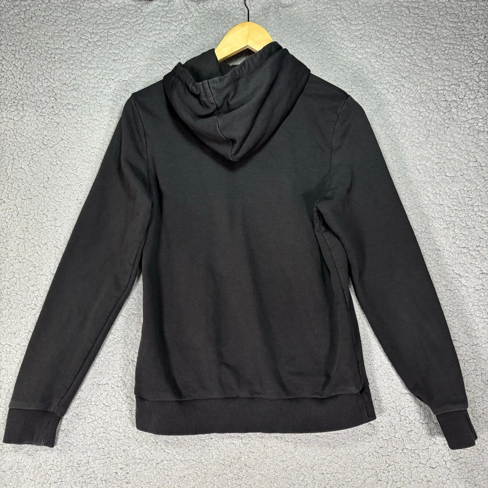 Puma двойной кот фольга черный серебряный толстовка с капюшоном пуловер толстовка Топ S - Изображение 4 из 4