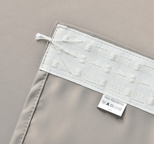 Blockout Pencil Pleat Curtains Blackout Drapes Bedroom Thermal Insulated 1PC - Picture 38 of 141