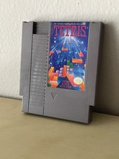 Vintage 1985 Nintendo Entertainment System Tetris Puzzle Video Game Untested