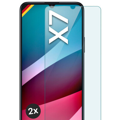 2x Echt Glas für Honor X7 Panzerfolie Handy Hartglas HD Premium Displayschutz