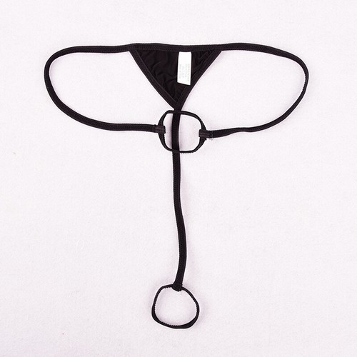 Mutandine Sexy Da Uomo Gay Pouch Hole G-String T-Back Lingerie Intimo Culo ☆ - Afbeelding 14 van 30