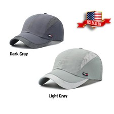 Lightweight Baseball Cap Sunshade Quick-drying Mesh Cap Breathable US Seller