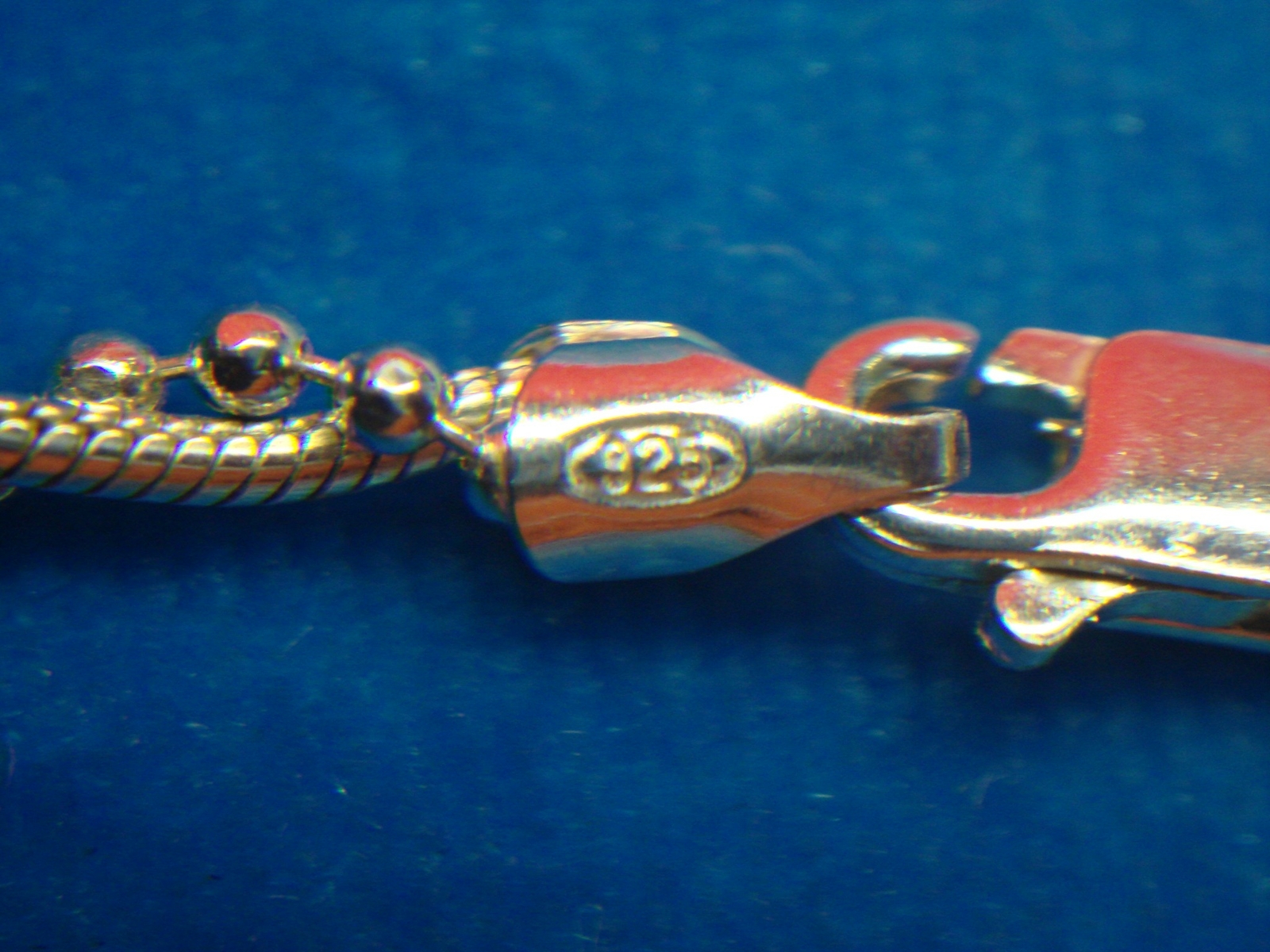 16" SOLID STERLING SILVER FANCY PATTERN CHAIN - V… - image 6