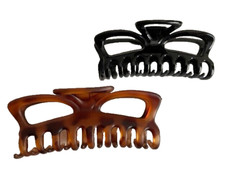 Pair of Large Claw Banana Clamp Hair Clips