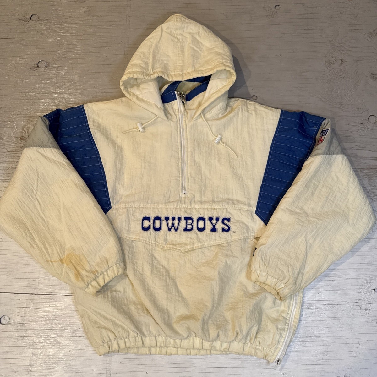 STARTER NFL  ジャンパー COWBOYS Mサイズ Vintage 90s Starter NFL Dallas Cowboys 1/2 Zip Pullover