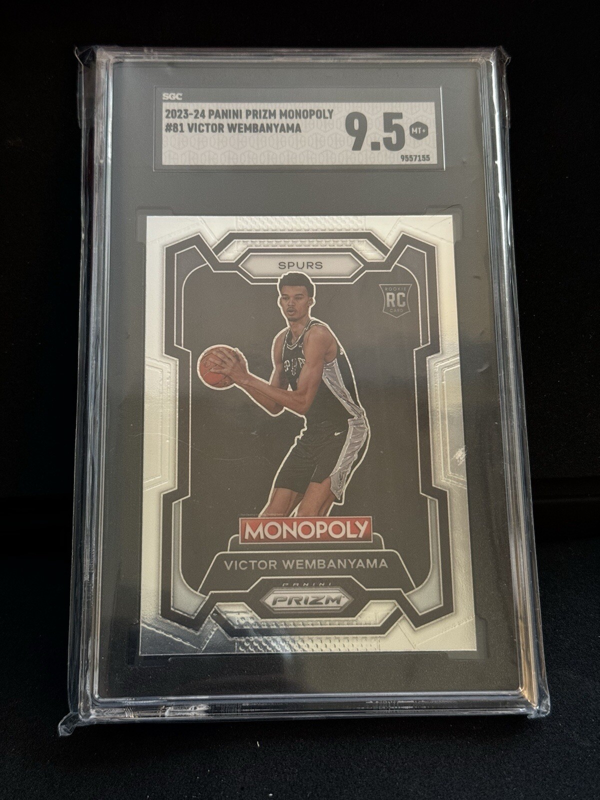 2023-24 Panini Prizm Monopoly - #81 Victor Wembanyama (RC) SGC 9.5