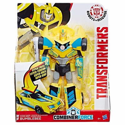 RARE Transformers RID Combiner Force 3-Step Changer Power Surge Bumblebee - Blue