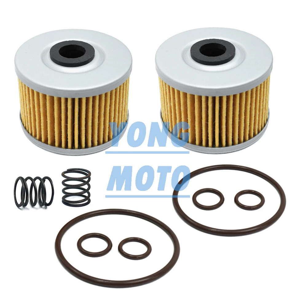 Oil Filter Spring Kit with O-Ring Set for Honda NX250 NX650 GB500 1988-1990 Foto 4 de 4