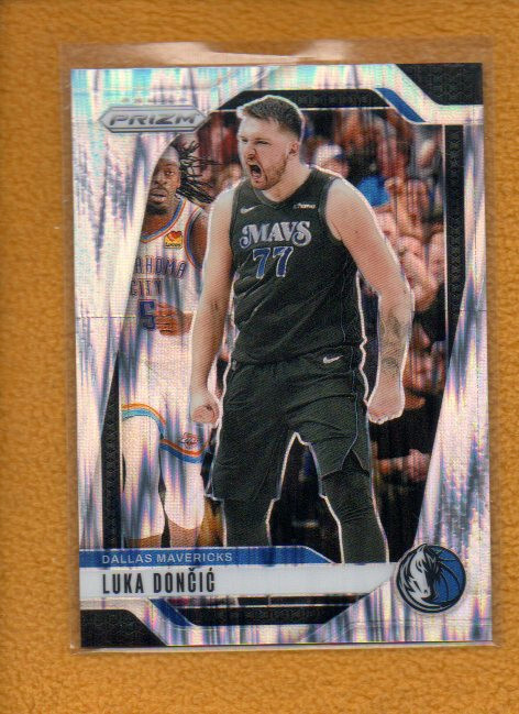Luka Doncic 2024-25 Panini Prizm Basketball Skewed Prizm #89 Mavericks /249